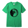 XIN YI Men's T-shirt100% cotton casual short sleeve Astronaut space climbing print o-neck knitted comfortable Fabric Men T-shirt