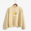 2019 Kawaii cute Strawberry Gudetama Hoodie  print Harajuku sweatshirt Lazy egg Fleece Pullover Hoodie Autumn Hoodie Sweatshirt