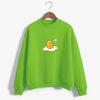2019 Kawaii cute Strawberry Gudetama Hoodie  print Harajuku sweatshirt Lazy egg Fleece Pullover Hoodie Autumn Hoodie Sweatshirt