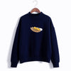 2019 Kawaii cute Strawberry Gudetama Hoodie  print Harajuku sweatshirt Lazy egg Fleece Pullover Hoodie Autumn Hoodie Sweatshirt
