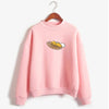 2019 Kawaii cute Strawberry Gudetama Hoodie  print Harajuku sweatshirt Lazy egg Fleece Pullover Hoodie Autumn Hoodie Sweatshirt