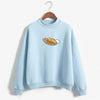 2019 Kawaii cute Strawberry Gudetama Hoodie  print Harajuku sweatshirt Lazy egg Fleece Pullover Hoodie Autumn Hoodie Sweatshirt