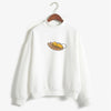 2019 Kawaii cute Strawberry Gudetama Hoodie  print Harajuku sweatshirt Lazy egg Fleece Pullover Hoodie Autumn Hoodie Sweatshirt