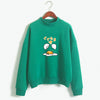 2019 Kawaii cute Strawberry Gudetama Hoodie  print Harajuku sweatshirt Lazy egg Fleece Pullover Hoodie Autumn Hoodie Sweatshirt