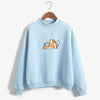 shiba inu" sweatshirt Cartoon Shiba Inu Hoodie Pastel Kawaii Sweatshirt Shiba Inu sleeping hoody