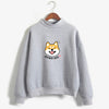 shiba inu" sweatshirt Cartoon Shiba Inu Hoodie Pastel Kawaii Sweatshirt Shiba Inu sleeping hoody