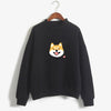 shiba inu" sweatshirt Cartoon Shiba Inu Hoodie Pastel Kawaii Sweatshirt Shiba Inu sleeping hoody