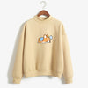 shiba inu" sweatshirt Cartoon Shiba Inu Hoodie Pastel Kawaii Sweatshirt Shiba Inu sleeping hoody