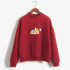 shiba inu" sweatshirt Cartoon Shiba Inu Hoodie Pastel Kawaii Sweatshirt Shiba Inu sleeping hoody