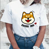 shiba inu" sweatshirt Cartoon Shiba Inu Hoodie Pastel Kawaii Sweatshirt Shiba Inu sleeping hoody