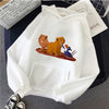 velvet winter autumn Casual Harajuku Female Sweatshirt Lion King Hoodies Cotton Funny Womens Hoodies Pullover Women Clothes