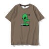 Fashionable men and women T-shirt personality casual T-shirt handsome hip-hop street clothing tops