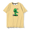 Fashionable men and women T-shirt personality casual T-shirt handsome hip-hop street clothing tops