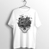 Men's T Shirt Pencil Crow Drawing Artwork Art Printed Tee cotton meterial animel basic men short sleeve Casual loose clothing