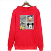 oversized Pink Cartoon Women Hoodies Print Casual Loose Pullover For Girls Long Sleeve animal Sweatshirt Fashion clothes Tops