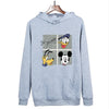 oversized Pink Cartoon Women Hoodies Print Casual Loose Pullover For Girls Long Sleeve animal Sweatshirt Fashion clothes Tops