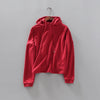 Plain Hooded Casual Students Sweatshirt Women's Long Sleeve Cotton BlackPink Top Hoodies Thin Pullovers Sudaderas Para Mujer