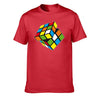 2020 New Men's High Quality Rubik's Cube T Shirt Casual t shirt Men 100% Cotton Short Sleeve O-Neck Plus Size Quality Tops Tees